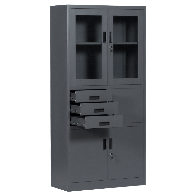 Метален шкаф Carmen CR-1240 E SAND - графит