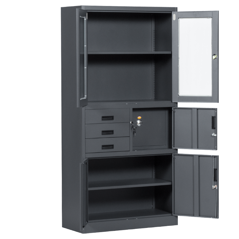 Метален шкаф Carmen CR-1240 E SAND - графит