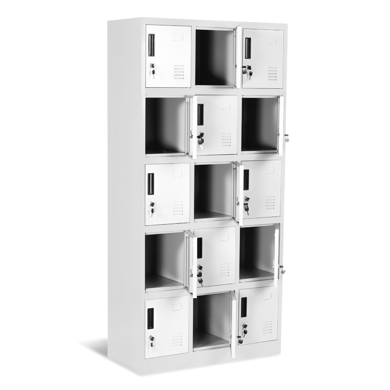 Метален шкаф Carmen CR-1245 K сив