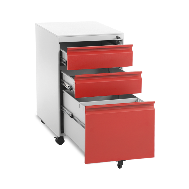 Офис контейнер Carmen CR-1249 L SAND - червен-сив