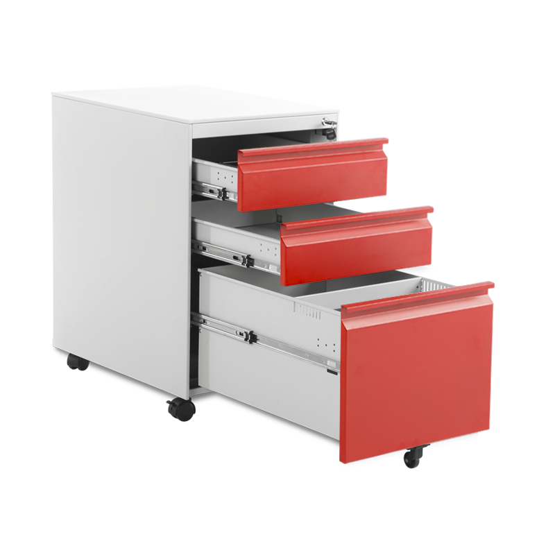 Офис контейнер Carmen CR-1249 L SAND - червен-сив