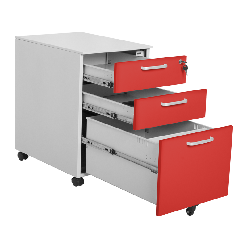 Офис контейнер Carmen CR-1273 L SAND - червен