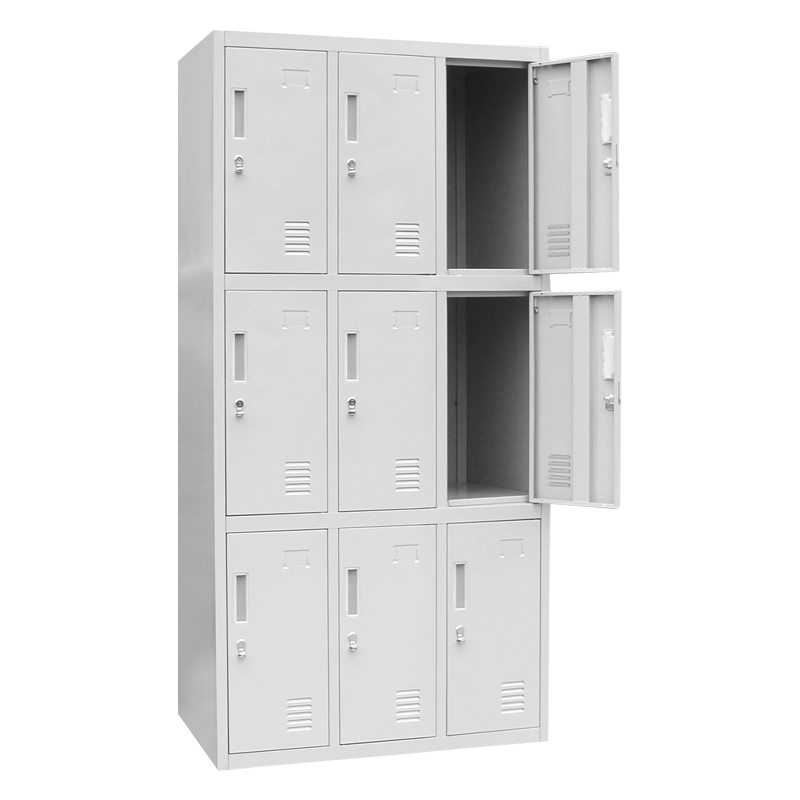 Метален шкаф Carmen CR-1274 J - сив