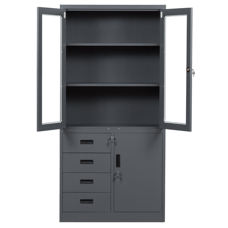 Метален шкаф Carmen CR-1278 E L SAND - графит