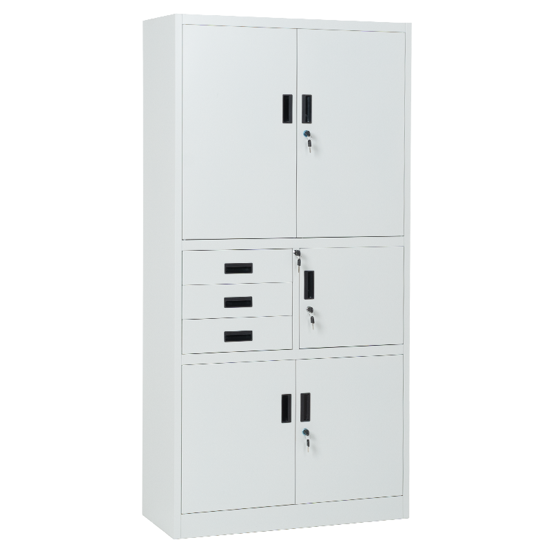 Метален шкаф Carmen CR-1281 Е K - сив