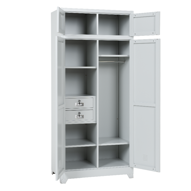 Метален шкаф Carmen CR-1229 GR - сив