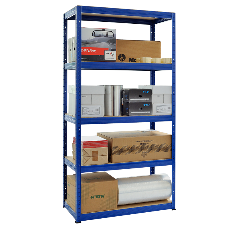 Метален стелаж STAR 180x90x40 см, до 175 кг на рафт - син