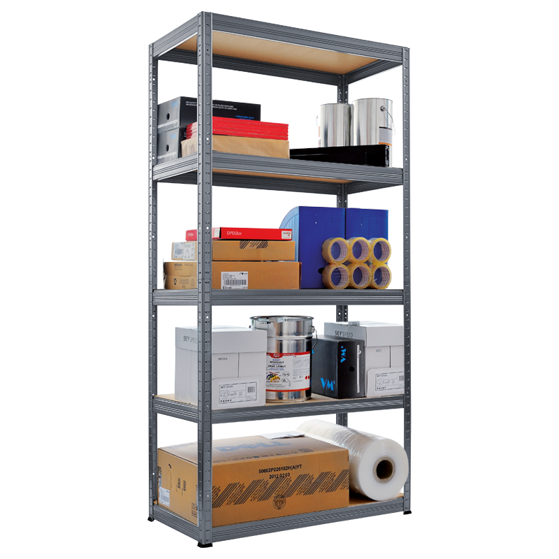 Метален стелаж STAR 180х75х35 см, до 275 кг на рафт - сив