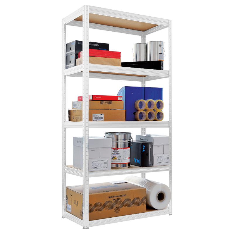 Метален стелаж STAR 180х90х35 см, до 250 кг на рафт - бял