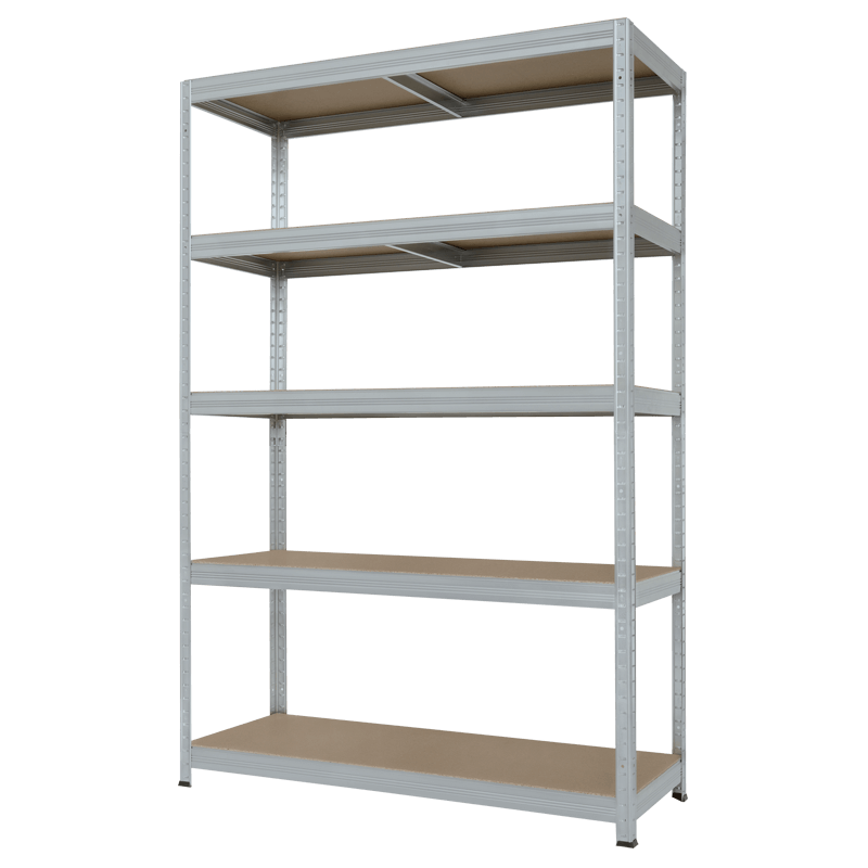 Метален стелаж STAR PL 213x120x60 см, до 250 кг на рафт - цинк