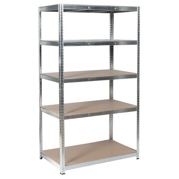 Метален стелаж Carmen CR - 1025 - 180x90x40 см, до 175 кг на рафт - цинк