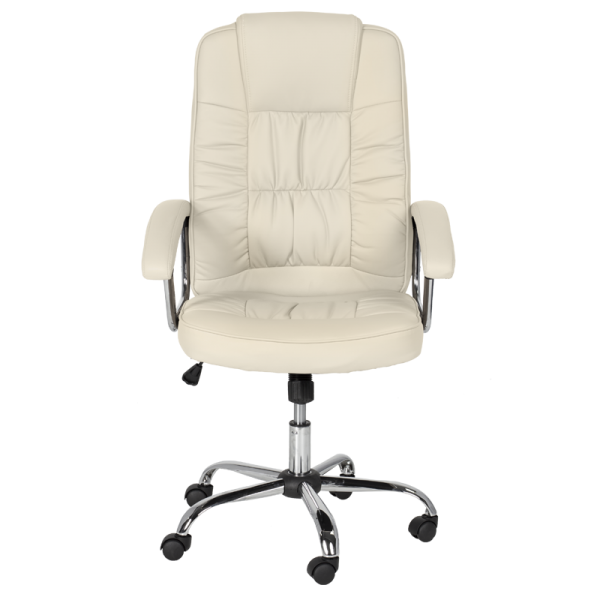 Президентски офис стол Carmen 6081 - крем