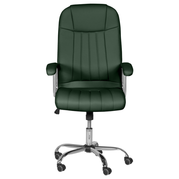 Президентски офис стол Carmen 6181 - маслено зелен