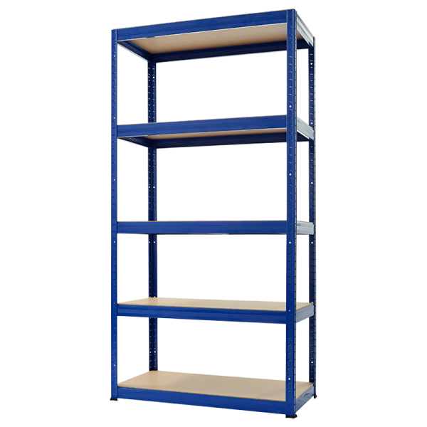 Метален стелаж STAR 180x90x40 см, до 175 кг на рафт - син