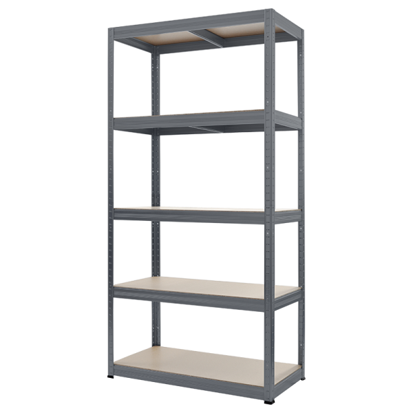 Метален стелаж STAR 180x90x45 см, до 350 кг на рафт - сив
