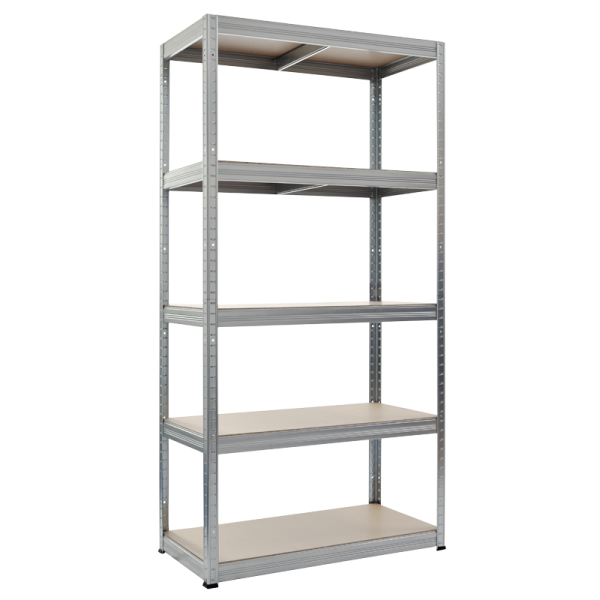 Метален стелаж STAR 180x90x45 см, до 350 на рафт - цинк