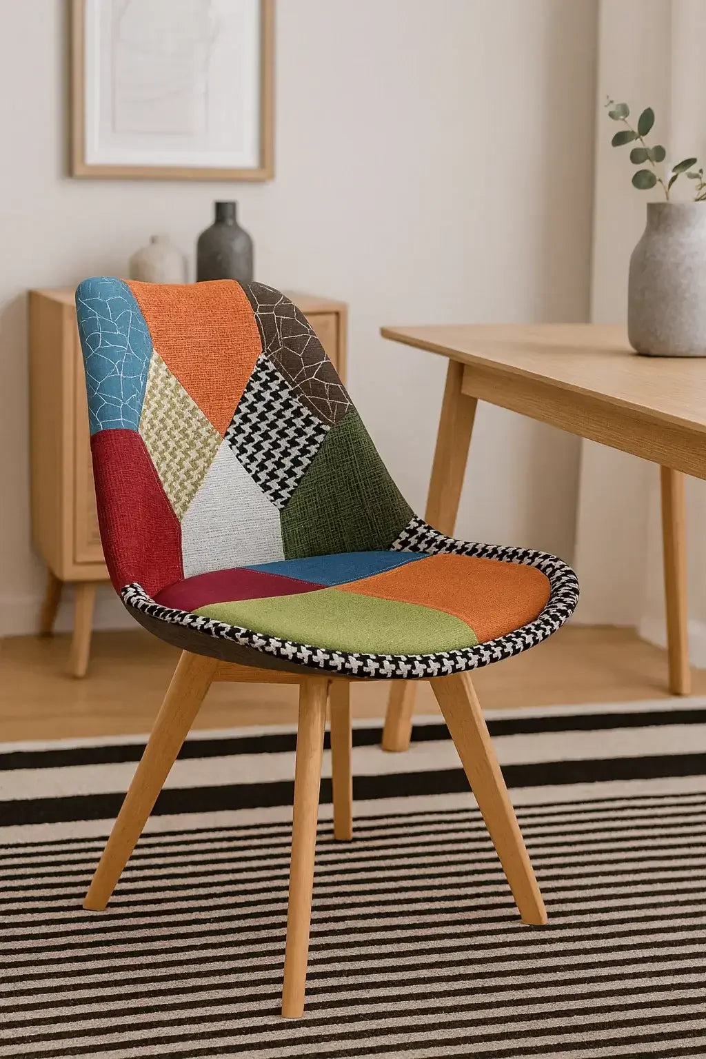 Трапезен стол Верона шарен пачуърк