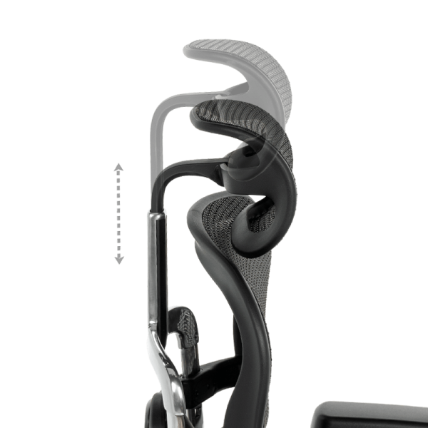 Ергономичен стол ERGOHUMAN ELITE 2 - черна рамка - черен