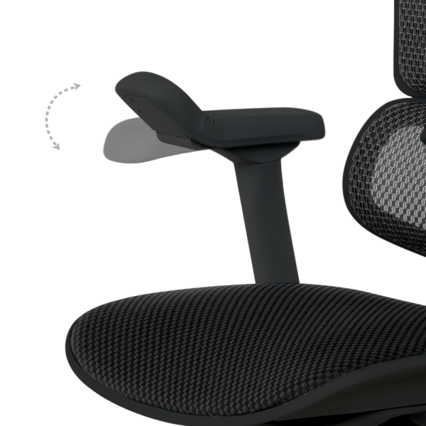 Ергономичен стол ERGOHUMAN ELITE 2 - черна рамка - черен