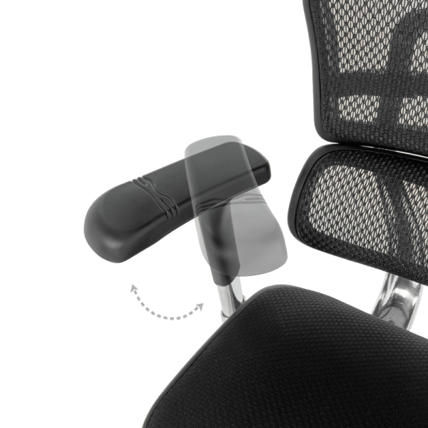 Ергономичен стол ERGOHUMAN ELITE 2 - черна рамка - черен