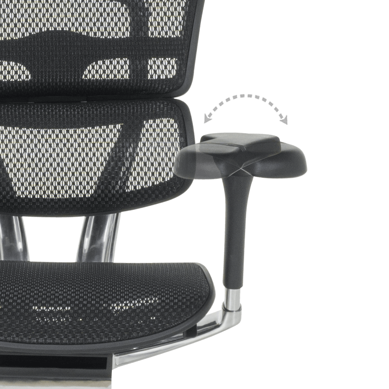 Ергономичен стол ERGOHUMAN ELITE 2 - черна рамка - черен