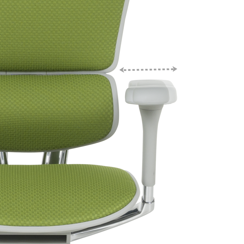 Ергономичен стол ERGOHUMAN ELITE 2 - сива рамка - зелен