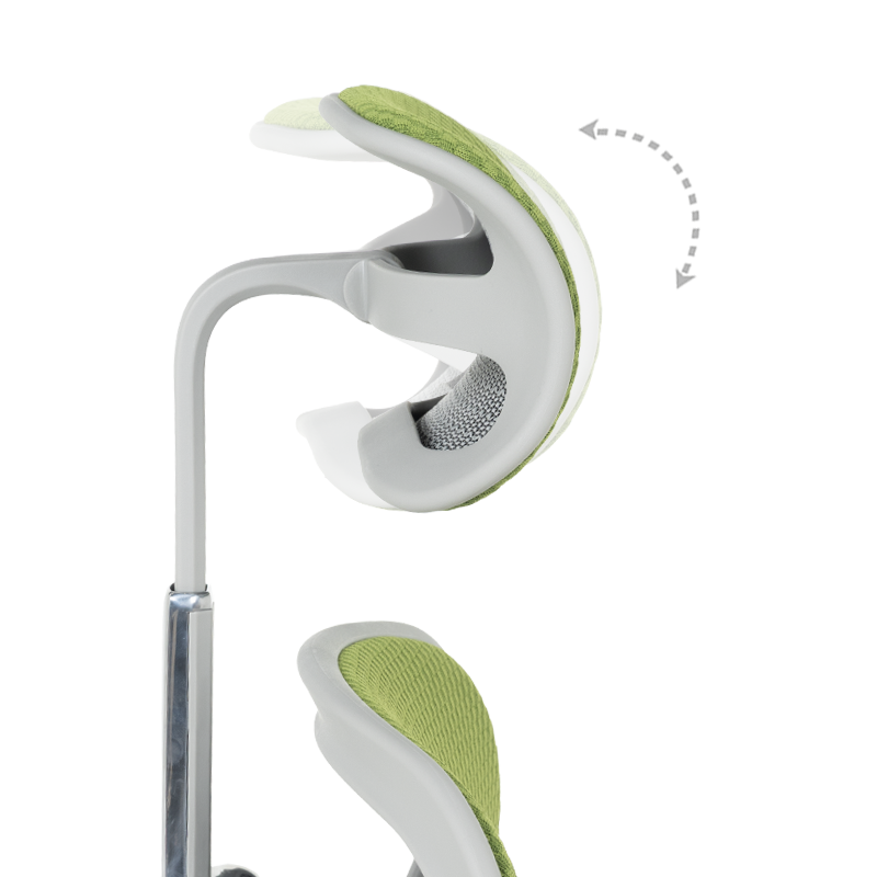 Ергономичен стол ERGOHUMAN ELITE 2 - сива рамка - зелен