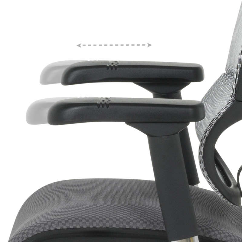 Ергономичен стол ERGOHUMAN IOO ELITE 2 - сива рамка - сив