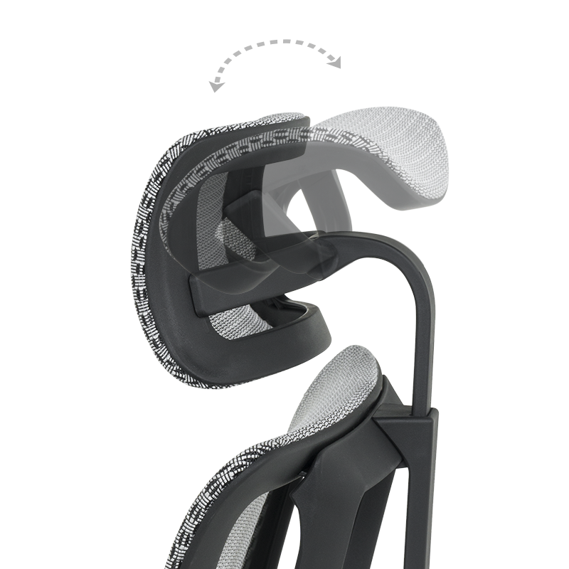 Ергономичен стол ERGOHUMAN IOO ELITE 2 - сива рамка - сив