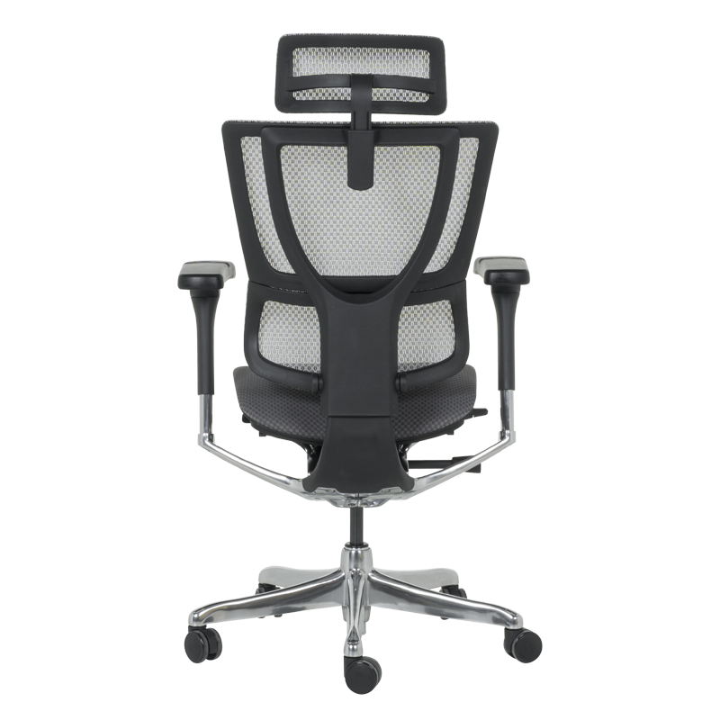 Ергономичен стол ERGOHUMAN IOO ELITE 2 - сива рамка - сив