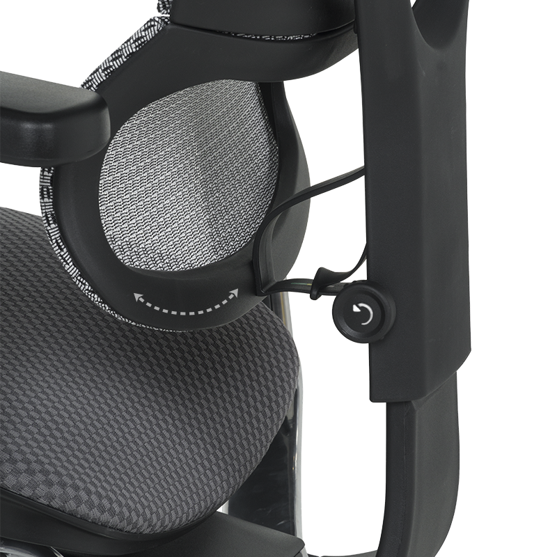 Ергономичен стол ERGOHUMAN IOO ELITE 2 - сива рамка - сив