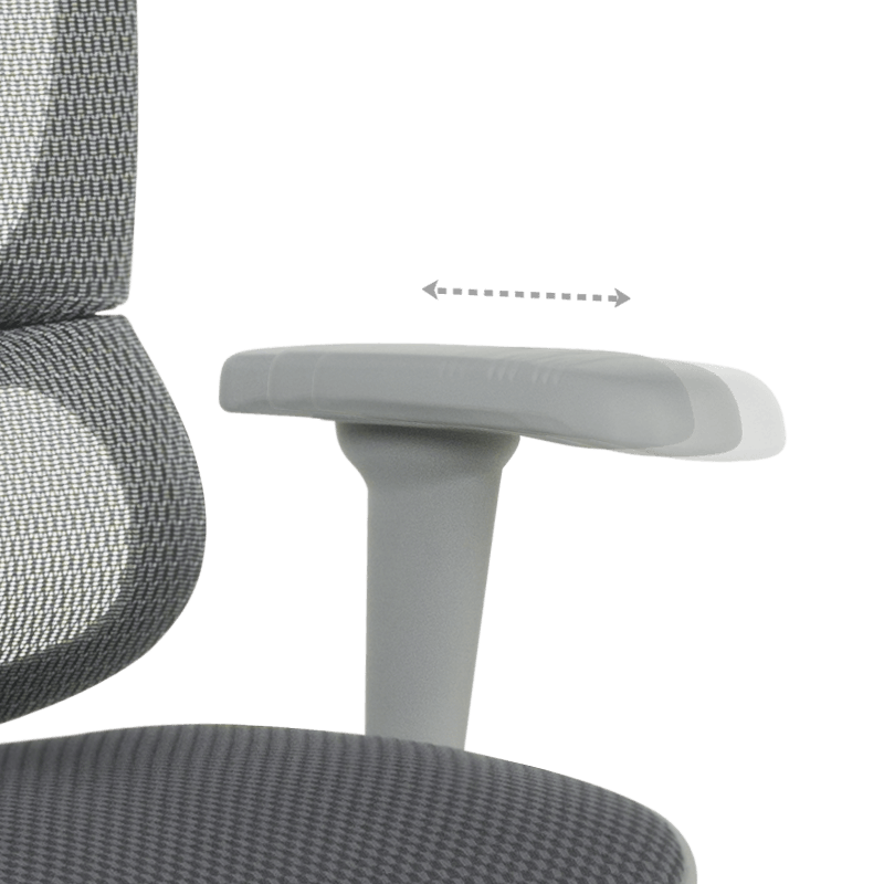 Ергономичен стол ERGOHUMAN IOO ULTRA - сива рамка - сив