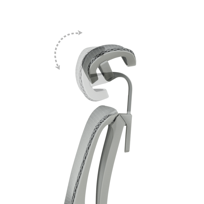 Ергономичен стол ERGOHUMAN IOO ULTRA - сива рамка - сив