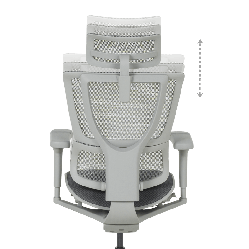 Ергономичен стол ERGOHUMAN IOO ULTRA - сива рамка - сив