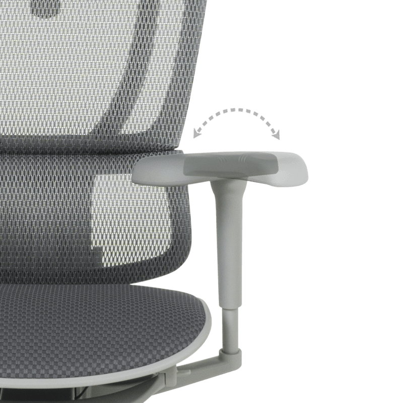 Ергономичен стол ERGOHUMAN IOO ULTRA - сива рамка - сив