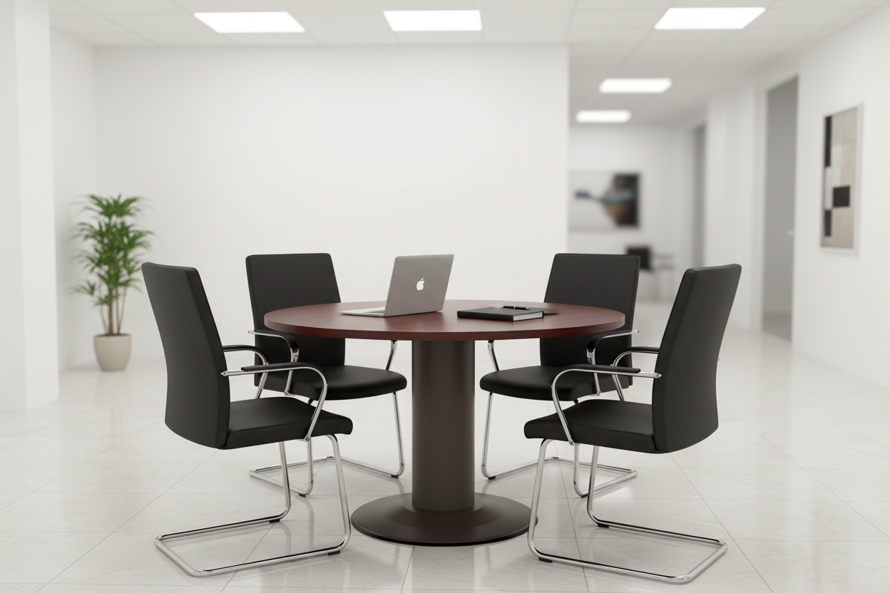 Конферентна маса VANCE цвят венге  Φ105Χ75см