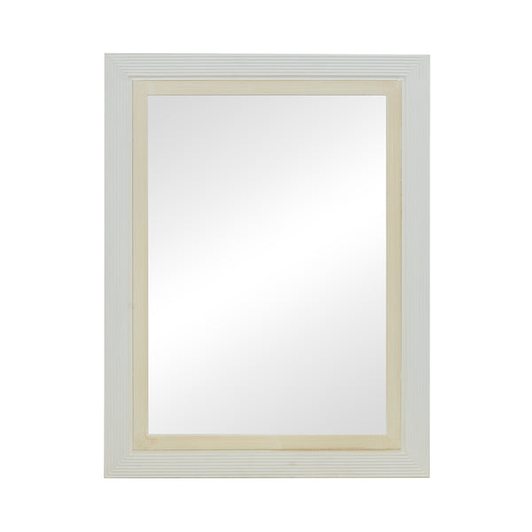 Огледало Joliene  естествено-античен бял цвят мдф 60x80x2.1см