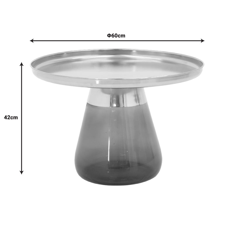 Холни маси kunlo  2 части комплект злато хром-черно стъкло