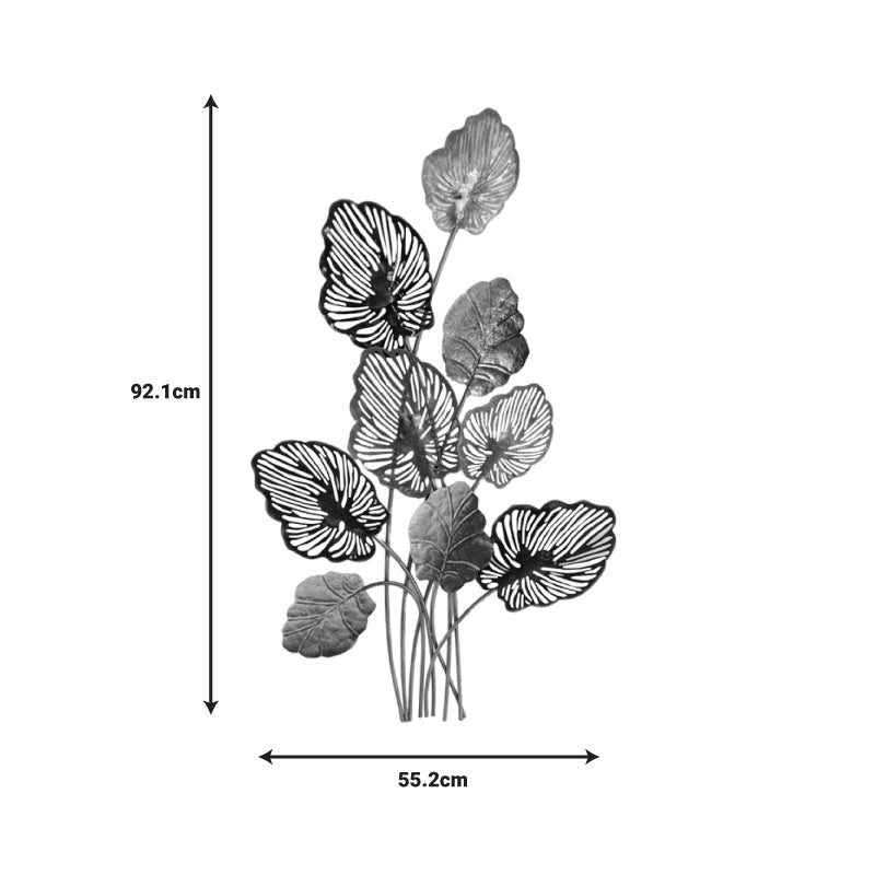 Декорация за стена Irida  метална шарена 55.2x2.5x92.1см