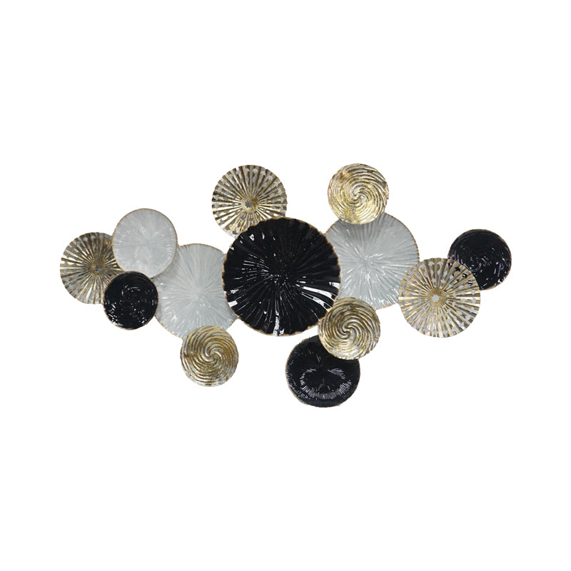 Декорация за стена Faim  метал в златен, черен и бял нюанс 111.1x5.7x58.4cm