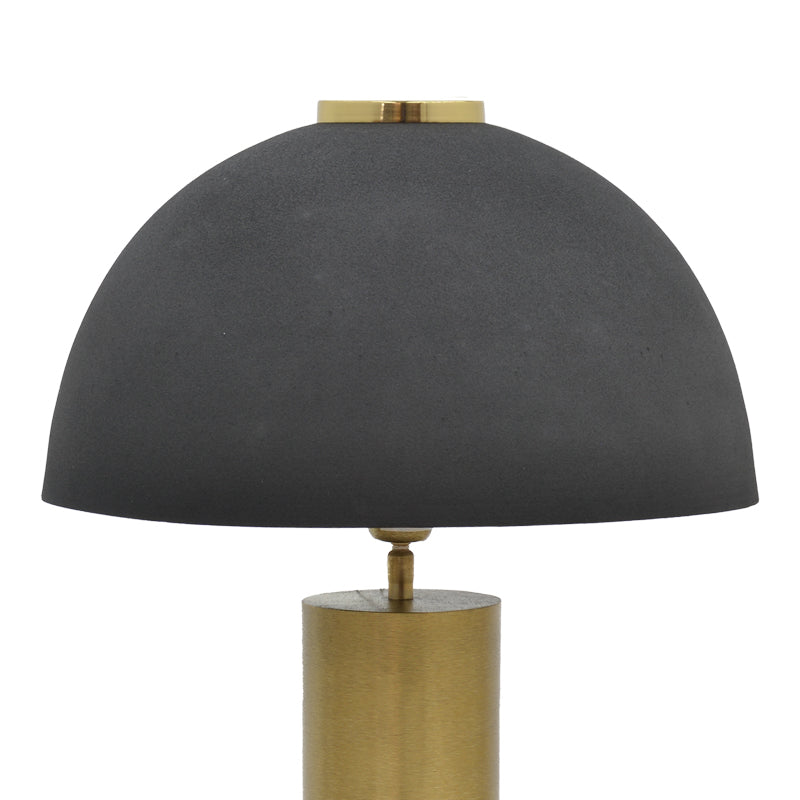 Подова лампа Cableler  Ε27 черен метал D46x114см