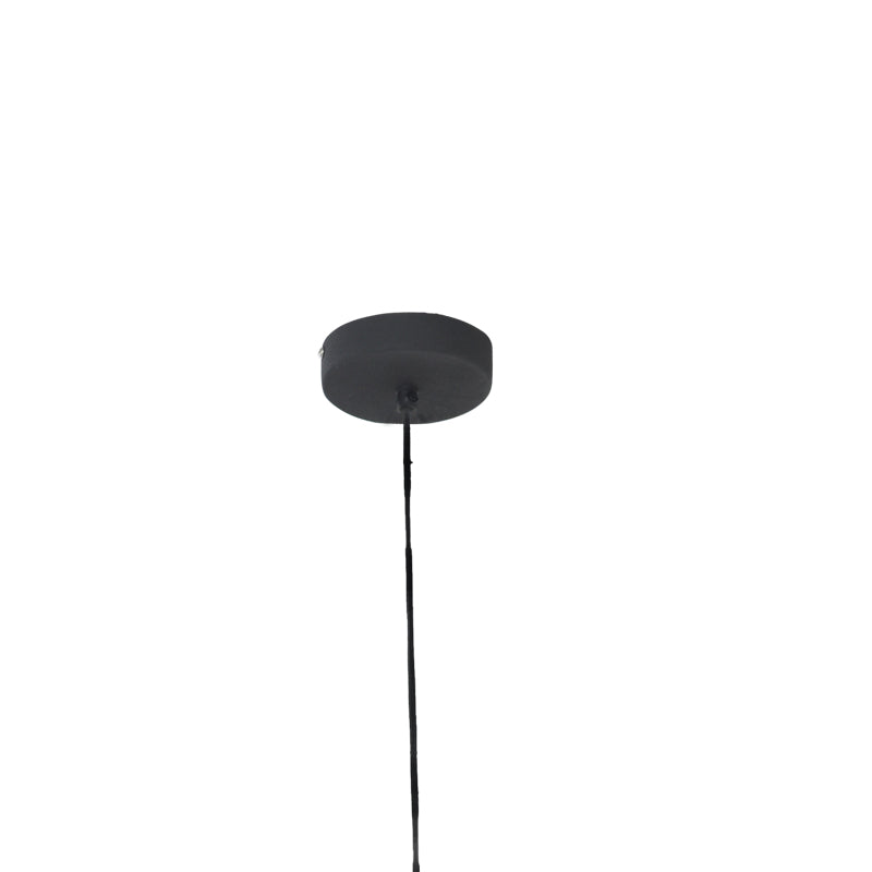Плафон kelsy  e27 черен метал d30x122см