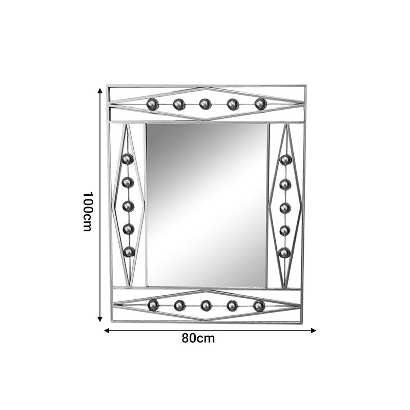 Огледало Roteron  златен металик 80x2x100см
