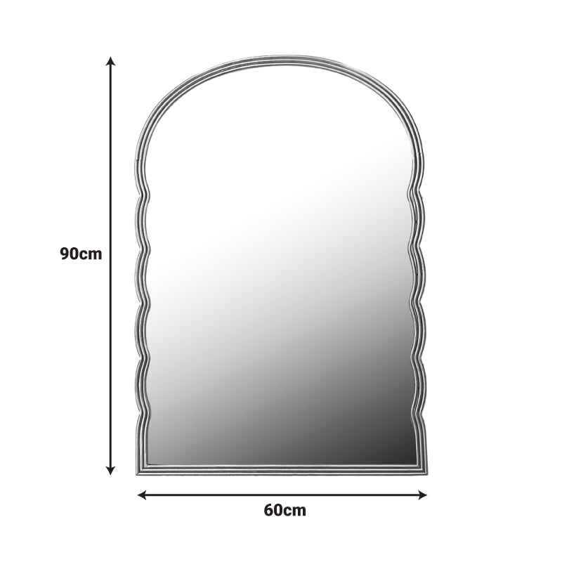 Огледало megike  дърво в цвят злато 60x2x90см