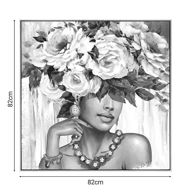 Платно за стена Flowergirl  82x4,5x82cm