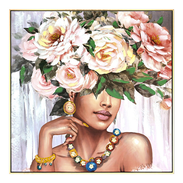 Платно за стена Flowergirl  82x4,5x82cm