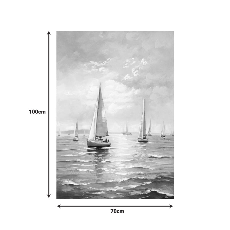 Картина на платно Sailsy I  70x3x100см