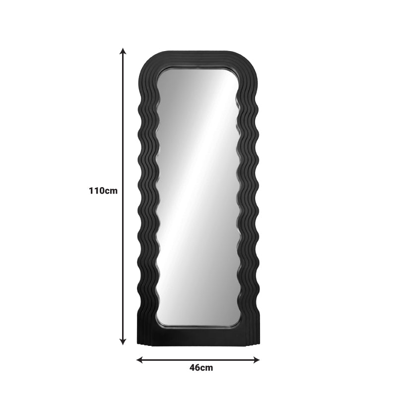 Огледало Maraya  черно PP 46x3.2x110см