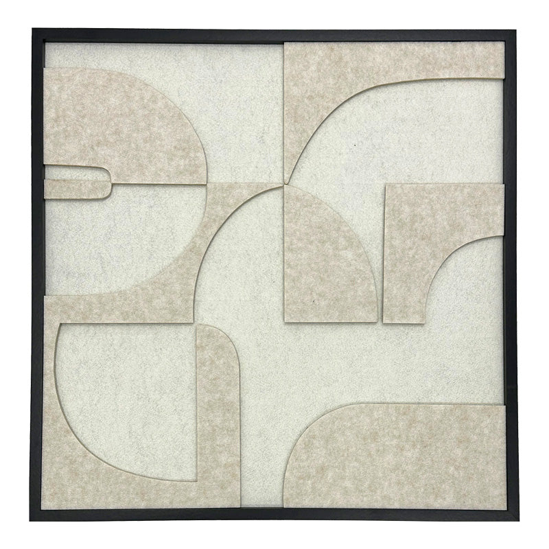 Картина за стена jeire  с рамка в бял цвят 62x2.5x62см