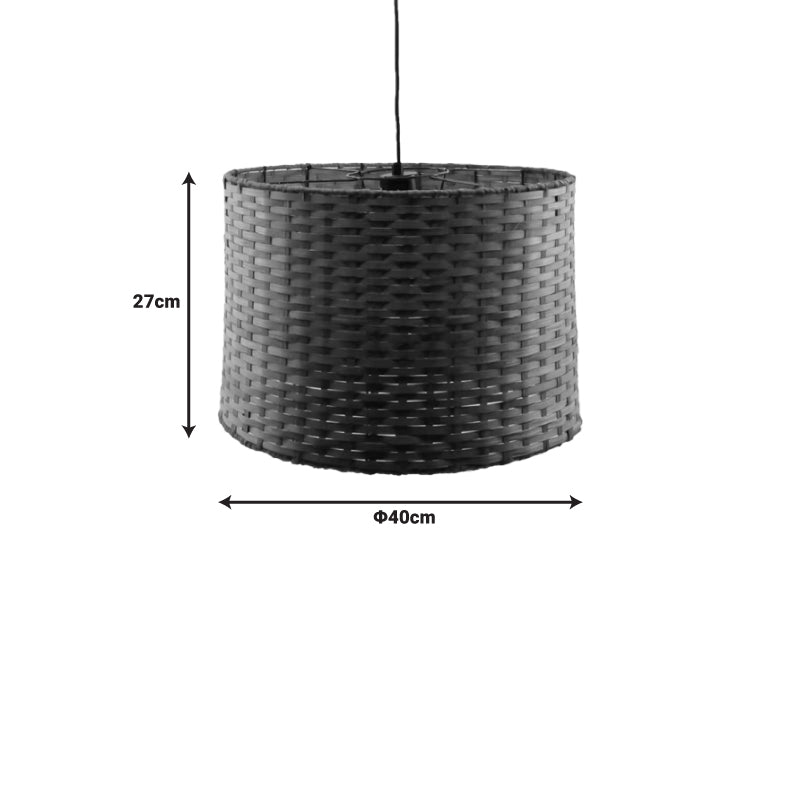 Плафон Siwel  E27 бамбук в кафяв цвят D40χ27см